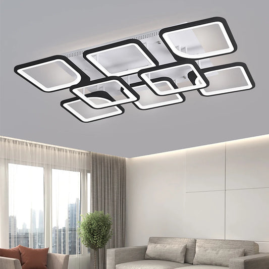 Modern led ceiling light plafond lamp lustre suspension for living dining room kitchen bedroom  home deco light fixtures