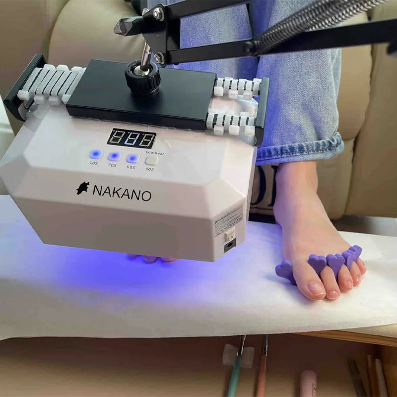 New LED high power foot UV curing light Foot nail beauty lamp Rechargeable gel paint drying light foot switch floor lamp.