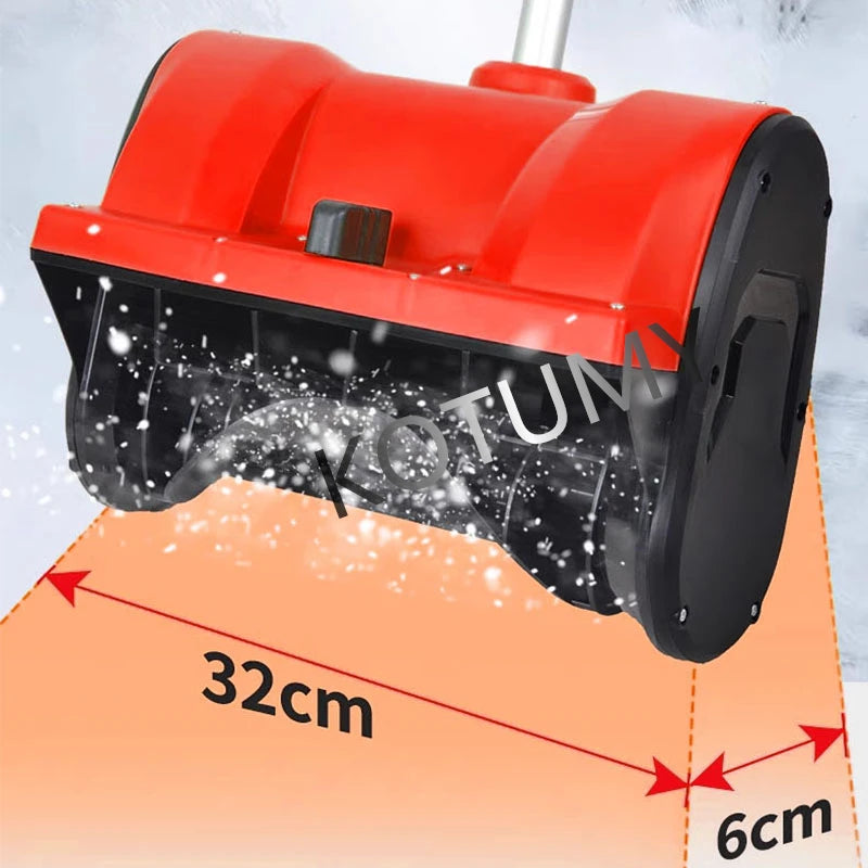 SX-02 Electric Snow Sweeper Handheld Broom Driveway Lithium 20V Garden Power Cleaning Tool Plugged In 220V Snow Shovel Snow Blow