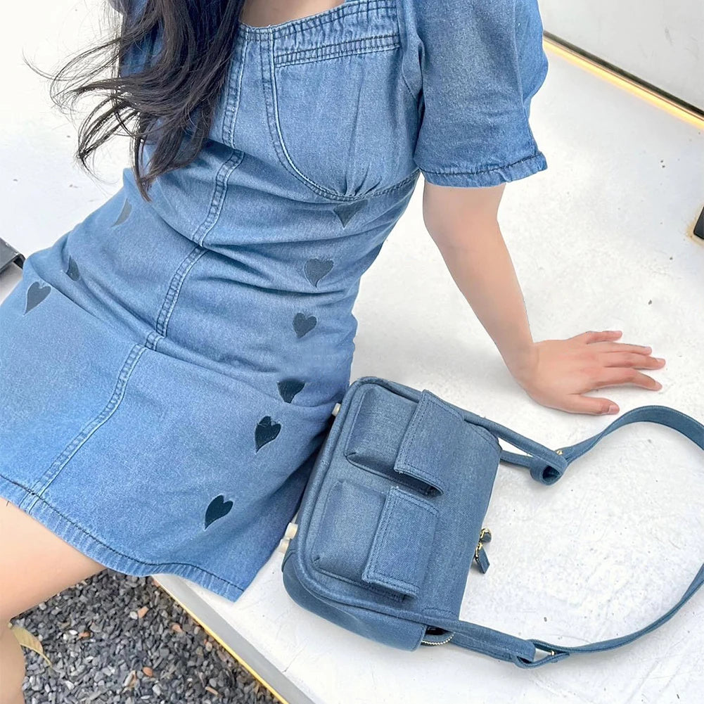 Luxury Brands Denim The Tote Bags for Women Handbags Designer Canvas Shoulder Crossbody Bag Zipper Bags Shopper Purses Clu 2023