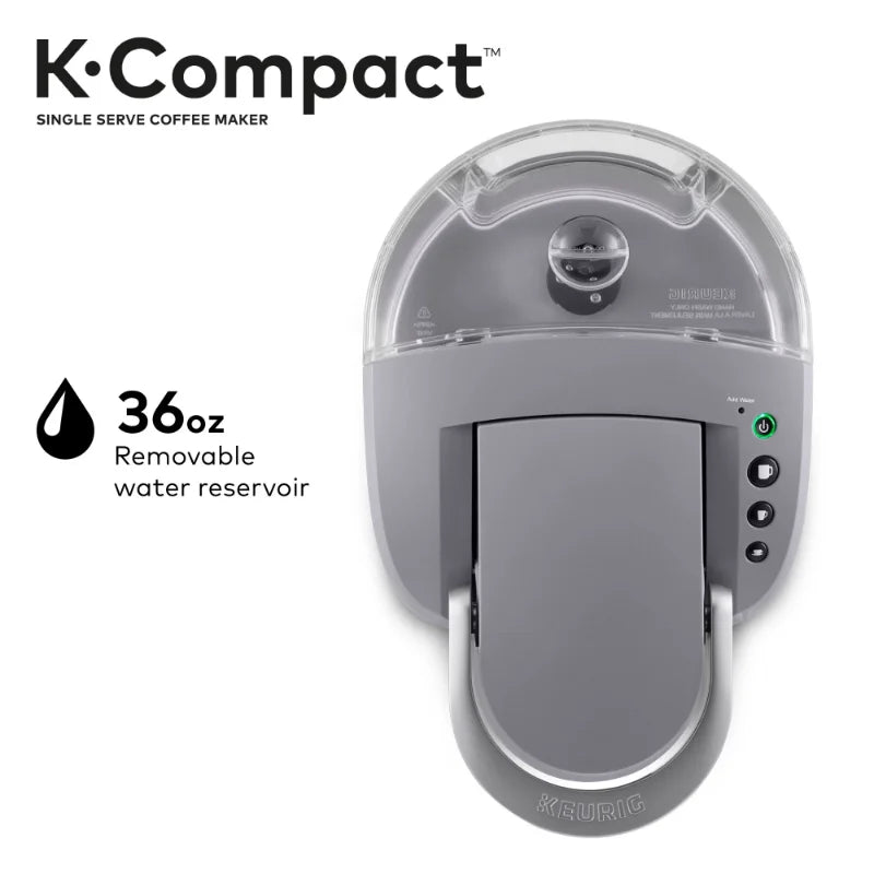 Compact Single-Serve K-Cup Pod Coffee Maker, Moonlight Grey