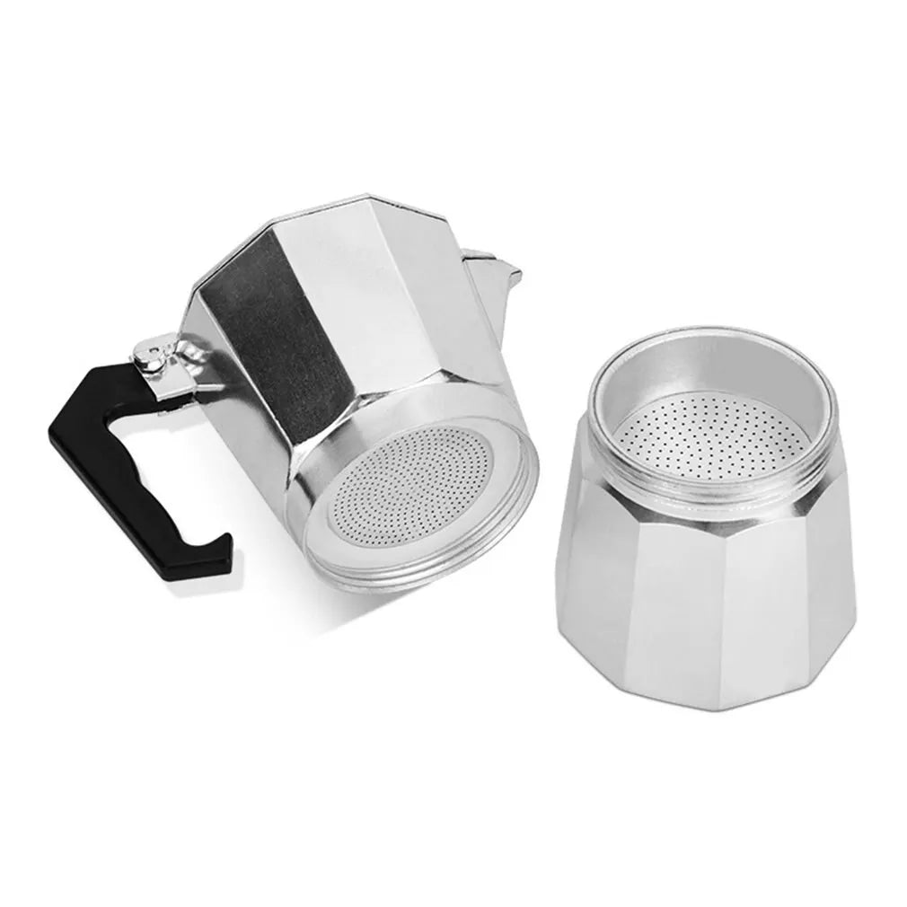 Moka Pot Classic Italian Café Brewing Tools Espresso Maker 50/100/150/300/450ml Aluminum Cafe Accessories Italian Coffee Machine