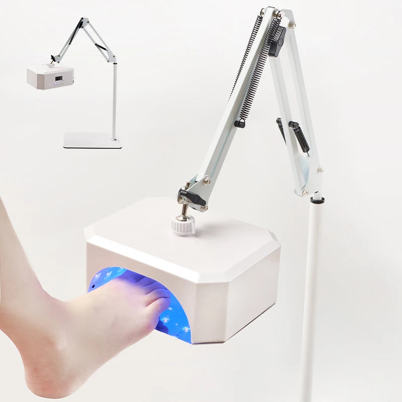 New LED high power foot UV curing light Foot nail beauty lamp Rechargeable gel paint drying light foot switch floor lamp.