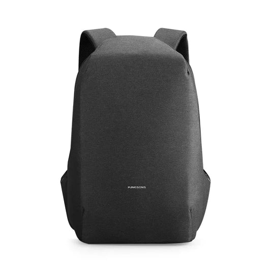 Kingsons 180 Degree Open Anti-theft Backpack Men 15.6 inch Laptop W/ USB Charging Waterproof School Bag for College Student Boys