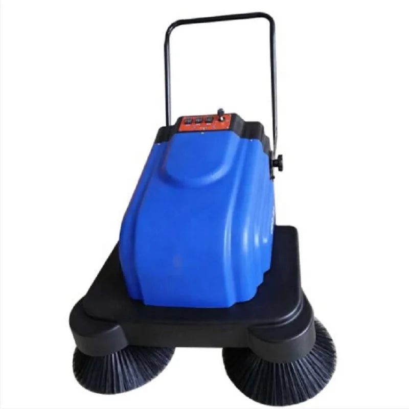 outdoor walk behind cordless handheld cleaning commercial industrial electric power vacuum concrete street road floor sweeper