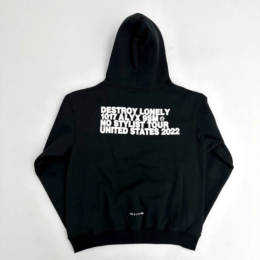 New Luxury ALYX PLAYBOI CARTI WHOLE Destroy Lonely Pullover Hoodies Hoody hooded Sweatshirts velvet Cotton Thick Fleece US #40