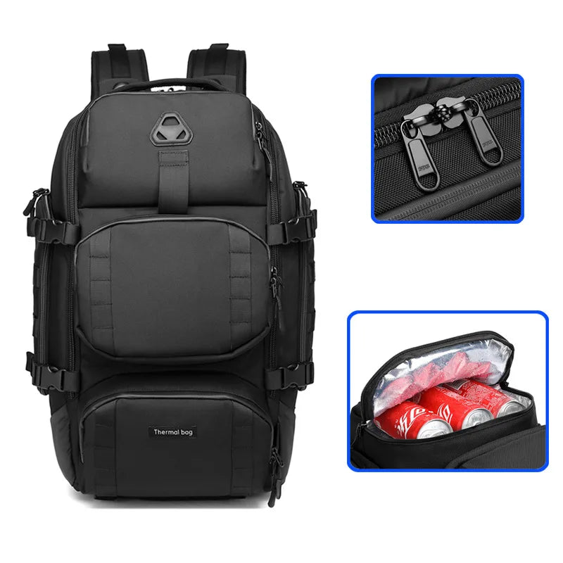 OZUKO 17' Laptop Large Capacity High Quality Backpacks Waterproof USB Charging Travel Backpack  Business Multifunction Backpack