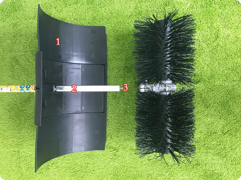 China Hot Sale Electric Lawn Power Artificial Grass Outdoor Road Street Turf Sweeper