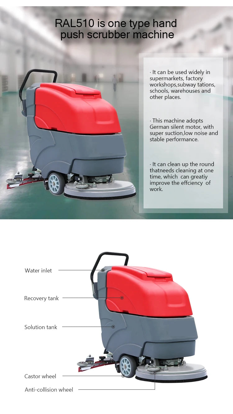 Professional Commercial electric floor sweeper floor tile carpet cleaning machine price